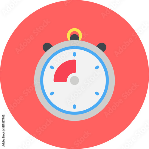 Chrono single vector illustration icon
