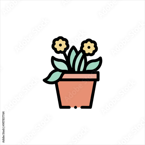 flower in pot