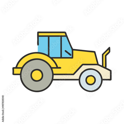  Heavy-Duty Asphalt Roller for Construction