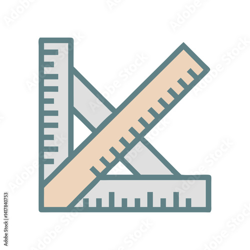 Drafting Tools: Set Square and T-Square on Black Background