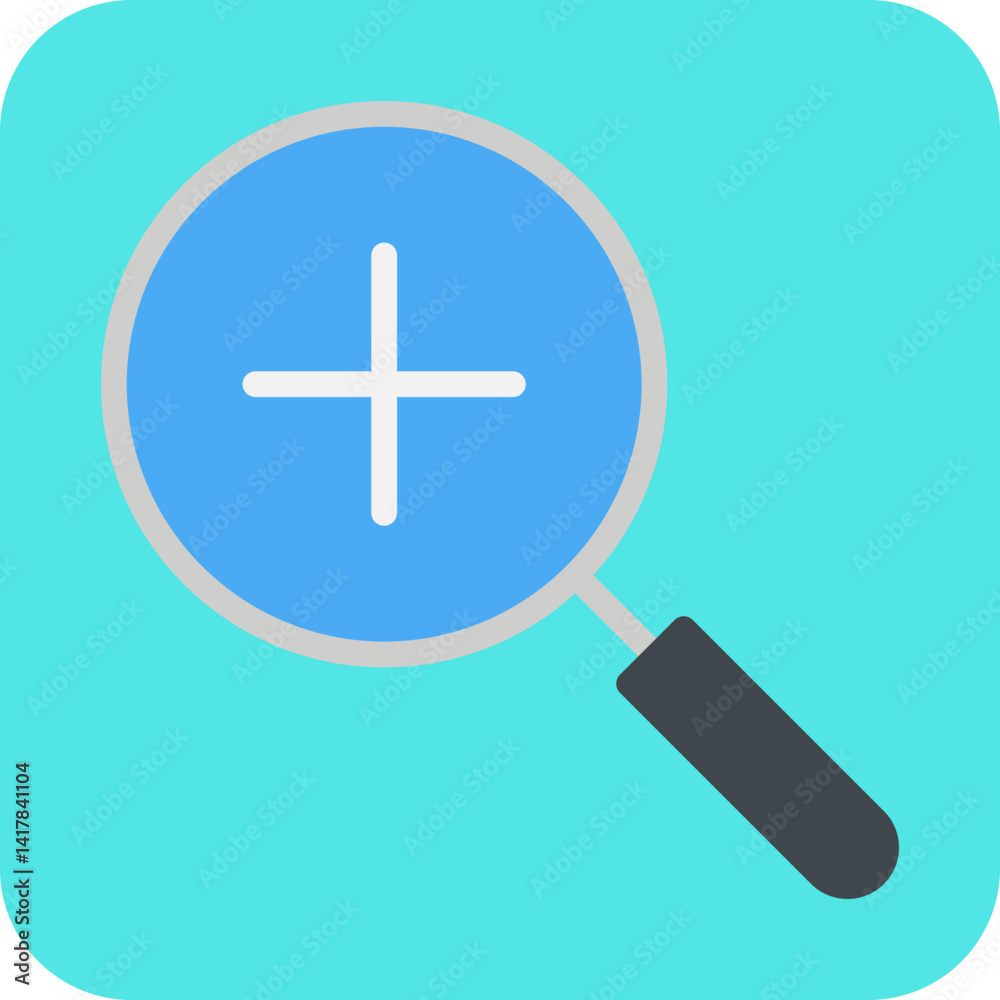 Fototapeta premium Zoom Out single vector illustration icon