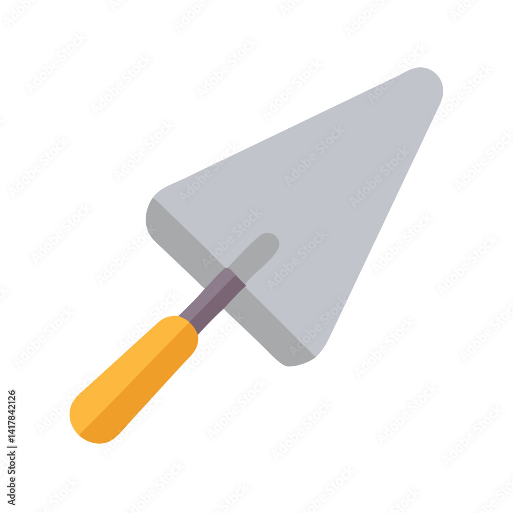 Creative Icon Design for Cement Trowel Creative Icon Design for Cement Trowel