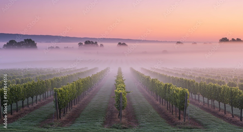 Vineyard in the Mist, Photos Vineyard in the Mist, Photos