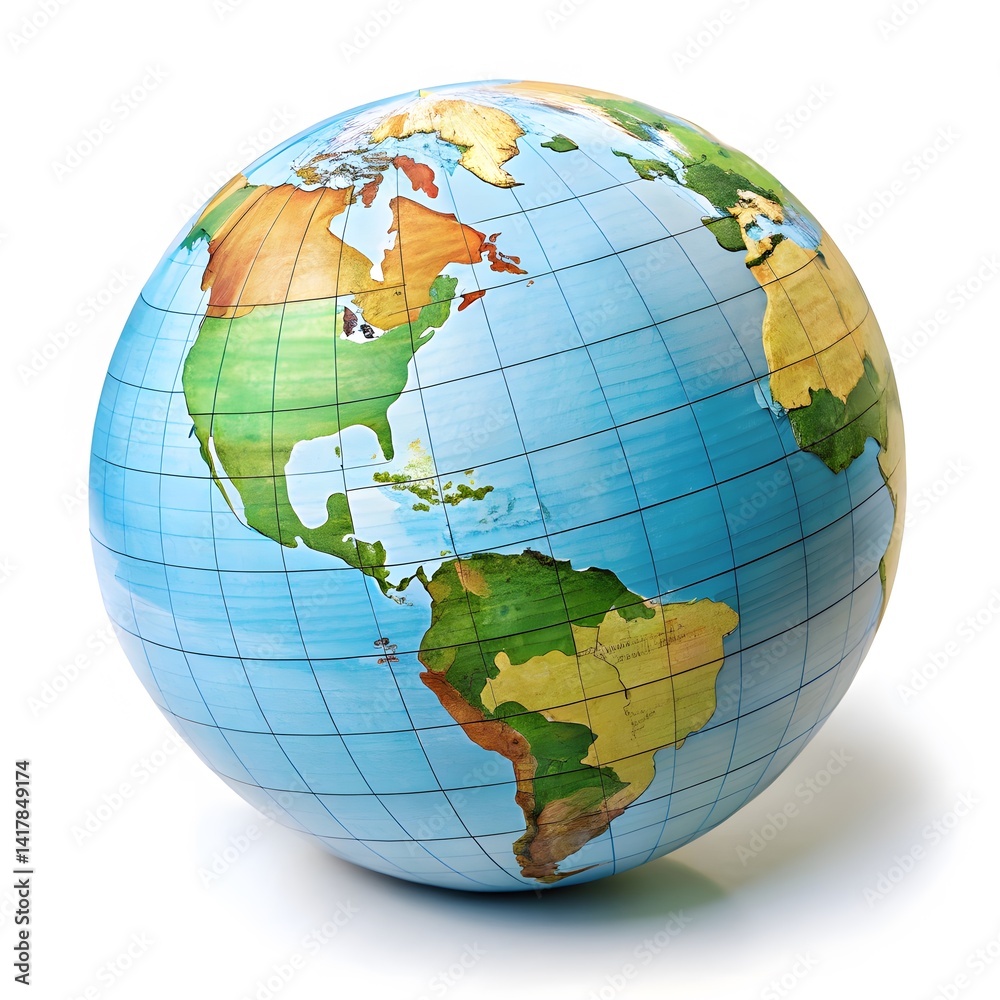Globe, Earth, World Map