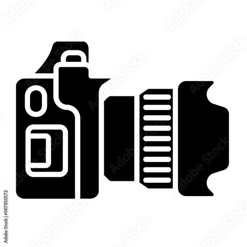 Dslr Camera Glyph