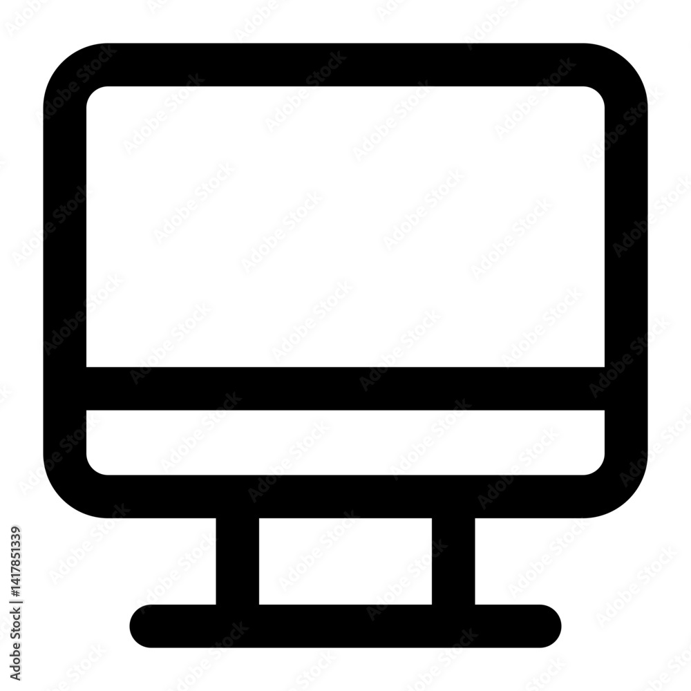 monitor icon for illustration monitor icon for illustration