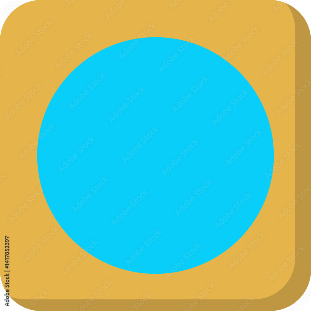 Circle single vector illustration icon Circle single vector illustration icon