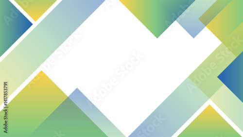 Modern abstract background featuring layered triangle patterns with smooth gradients in calm colors ideal for presentations and digital design projects