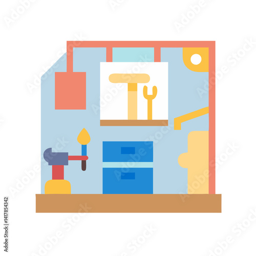  Quality interior renovation vector illustration for designers