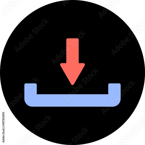 Download single vector illustration icon