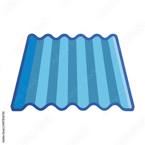  Stylish roofing sheet vector illustration for builders