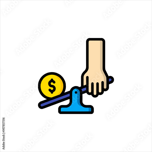 3d graphic of a creative idea symbol on white background
