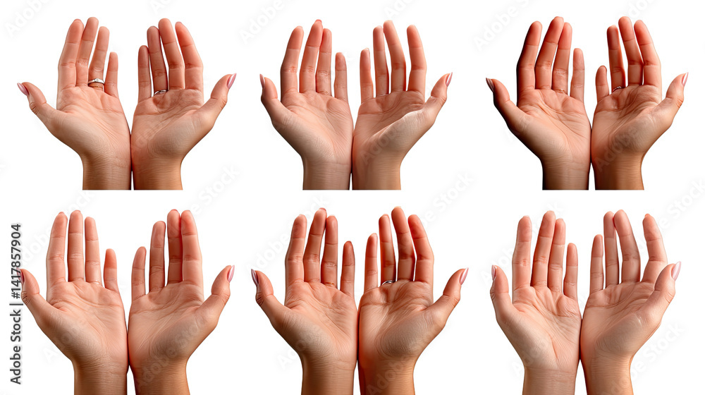 Open Hands Collection: A diverse collection of eight high-resolution images showcasing a variety of open hands, offering versatile options for design projects, website banners, or social media posts. Open Hands Collection: A diverse collection of eight high-resolution images showcasing a variety of open hands, offering versatile options for design projects, website banners, or social media posts.