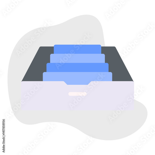 Archive single vector illustration icon