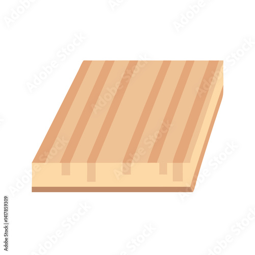  Stylish plywood sheet vector illustration for builders