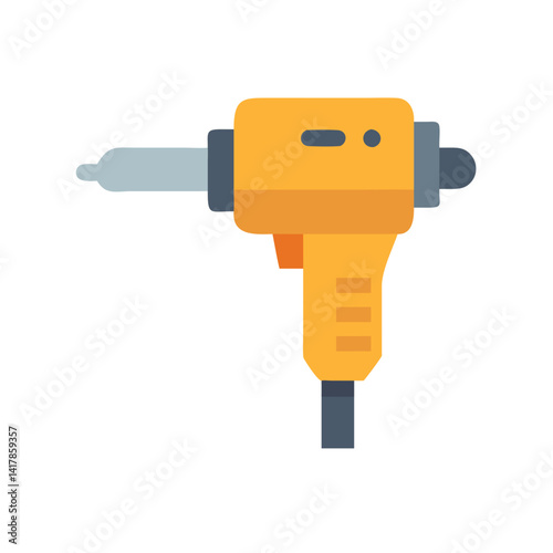  Quality pneumatic drill icon design for construction