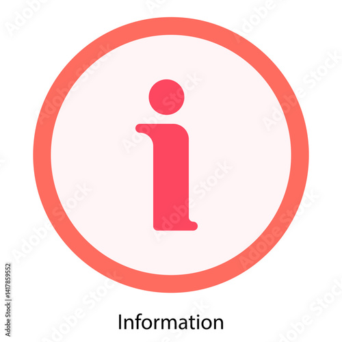 Information single vector illustration icon