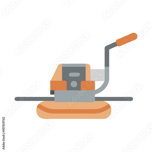  Stylish power trowel vector illustration for masonry