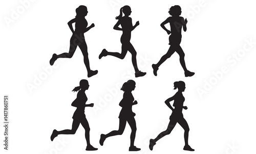  runners on sprint men vector