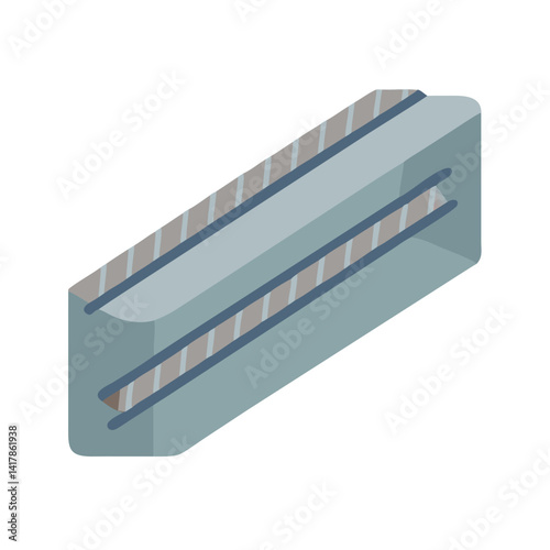  Stylish reinforced concrete vector illustration for builders