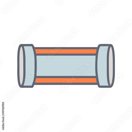  Quality reinforced concrete pipe icon for industrial use
