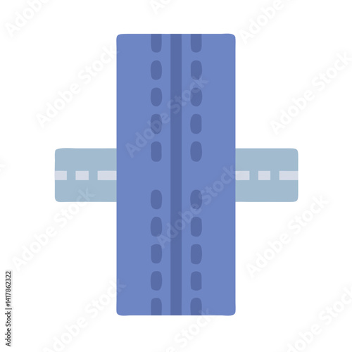 Stylish road expansion joint vector illustration for builders