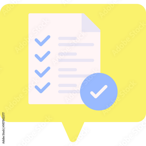 Checking free single vector illustration icon