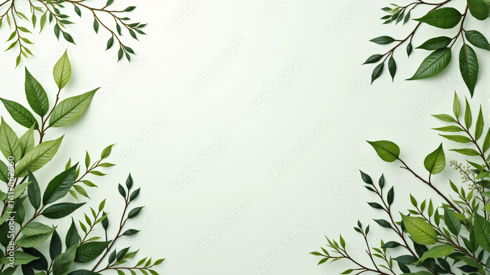 Lush Green Leaves Background for Nature Lovers Lush Green Leaves Background for Nature Lovers