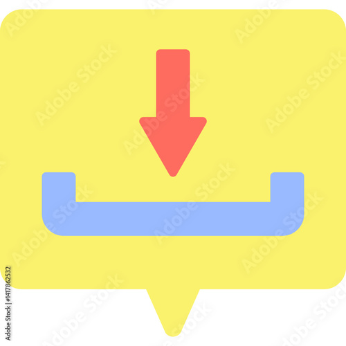 Download single vector illustration icon