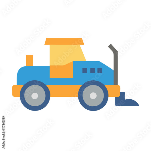  Stylish road roller vector illustration for builders
