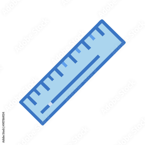  Stylish ruler vector illustration for drafting
