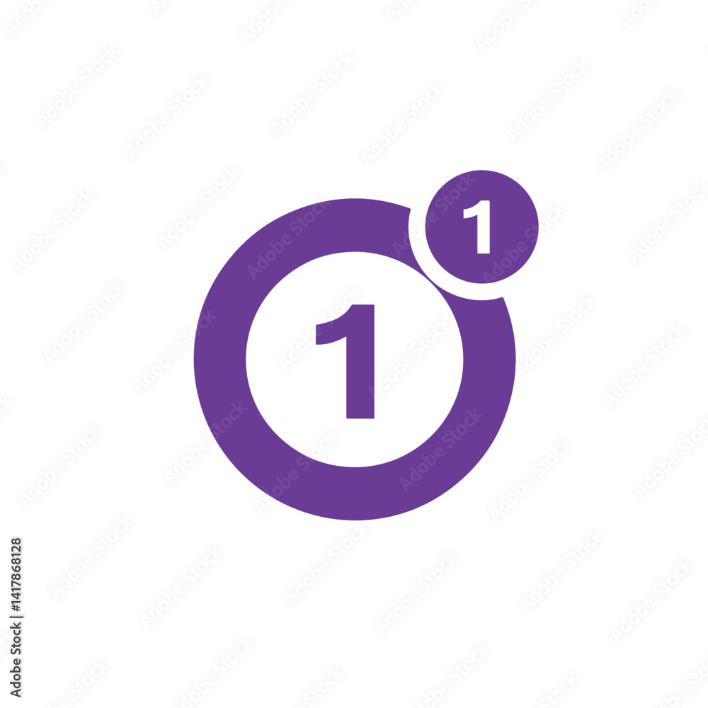 Notification badge icon for messaging and social media apps Notification badge icon for messaging and social media apps