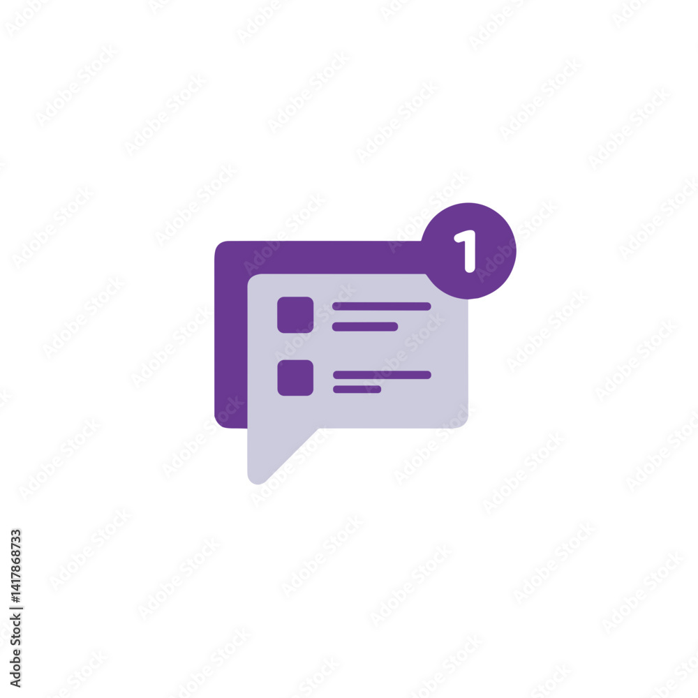 Post notification icon for social media and content platforms Post notification icon for social media and content platforms