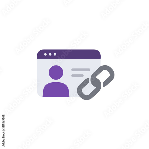 Group invite link icon for messaging and collaboration platforms