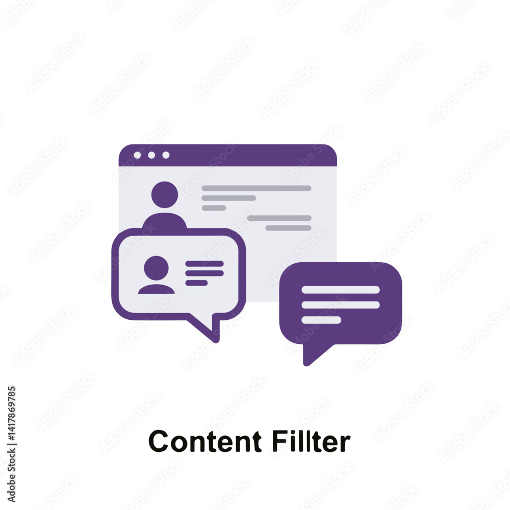 Content filler icon for messaging platforms and UI mockups Content filler icon for messaging platforms and UI mockups