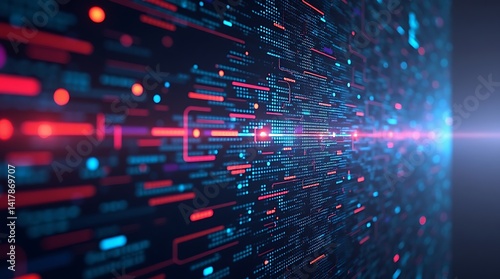 Abstract geometric digital design background