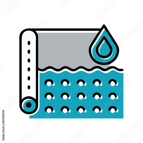  Stylish Waterproofing Membrane Icon Design