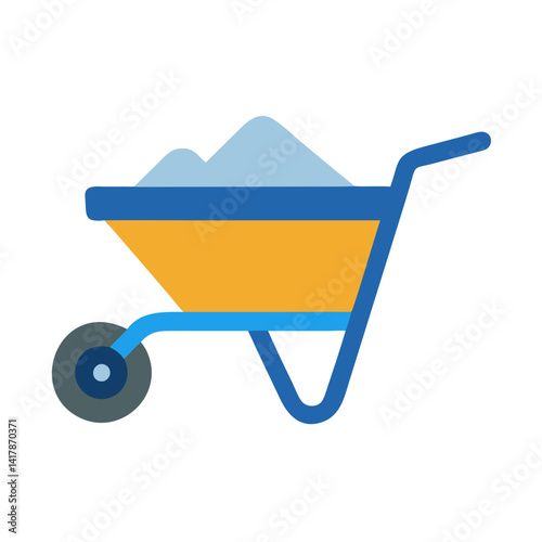  Modern Wheelbarrow Icon Design
