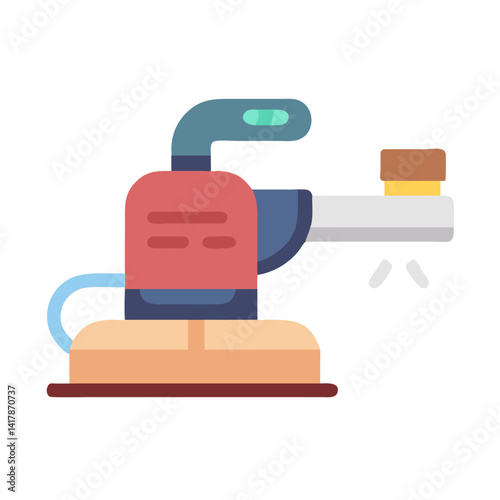  Stylish Wood Polishing Machine Icon Design