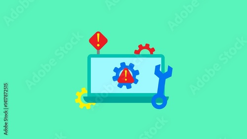 Maintenance on Progress. Fix Bugs, App Security Update, error fixing. 2d animation 4k