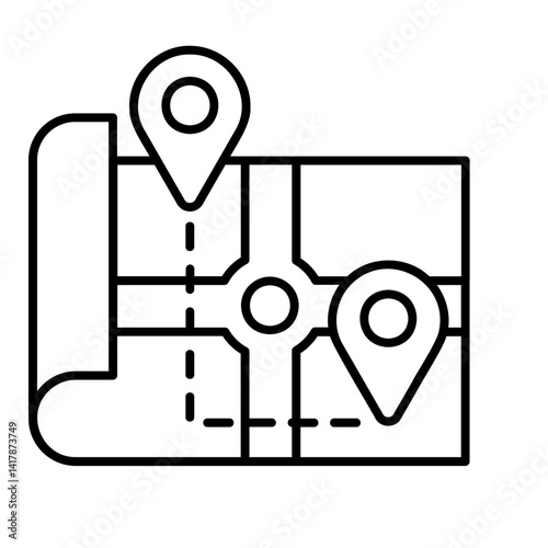 Location Map Icon