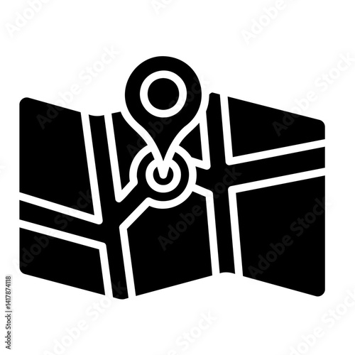 Location Gps Glyph