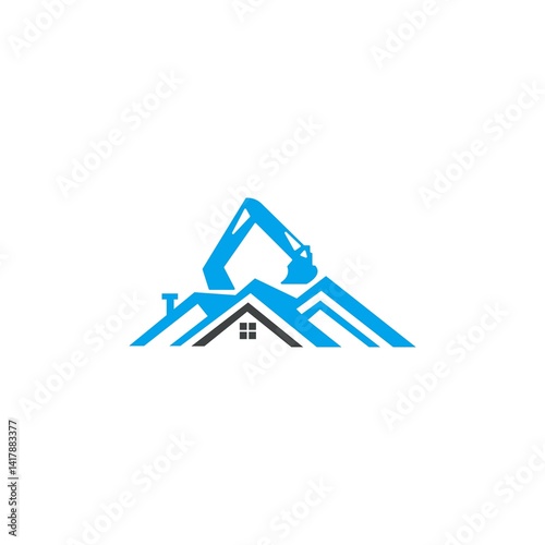Property Maintenance Logo stock illustration