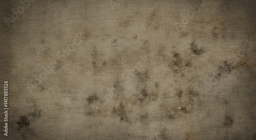 Antique Canvas Texture Exhibiting Stains and Weathered Details