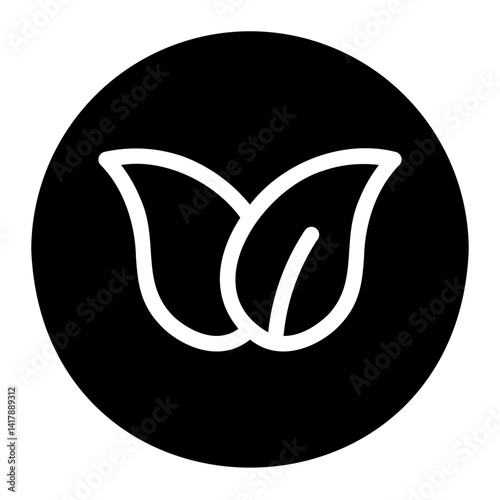 ecology glyph icon