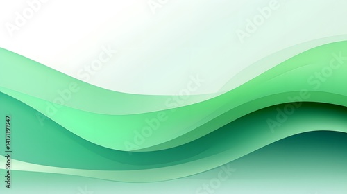 Green Gradient Abstract Background Vector Illustration for Graphic Design Projects