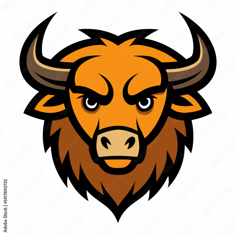 Obraz premium head of a bull