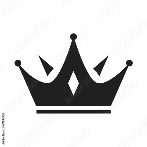 crown icon vector illustration