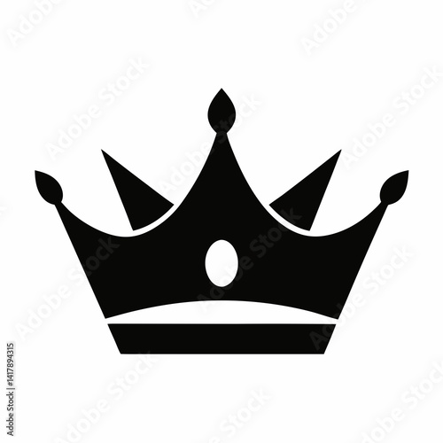 crown icon vector illustration
