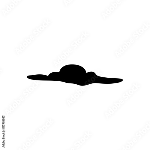 Clouds silhouette icon design